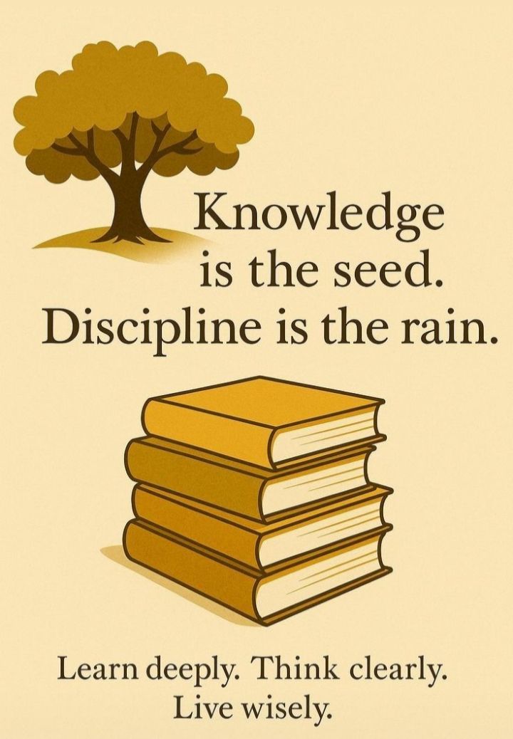 Knowledge and Wisdom Motivational Quote