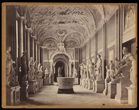 Vatican Sculpture Gallery in Rome