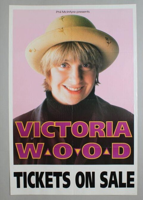 Victoria Wood Ticket Sale Poster