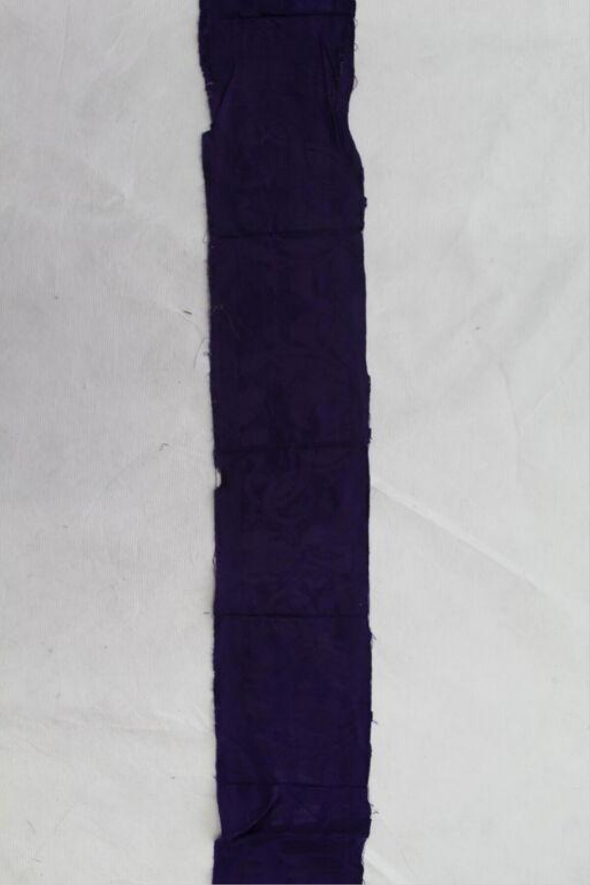 Purple Stitched Fabric Strip