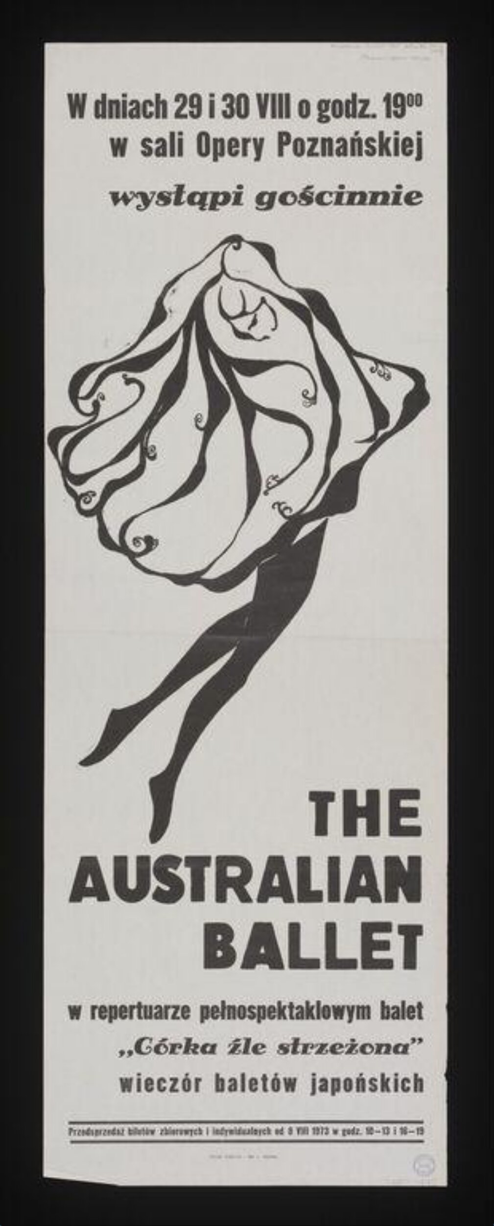 Vintage Australian Ballet Performance Poster — Posters