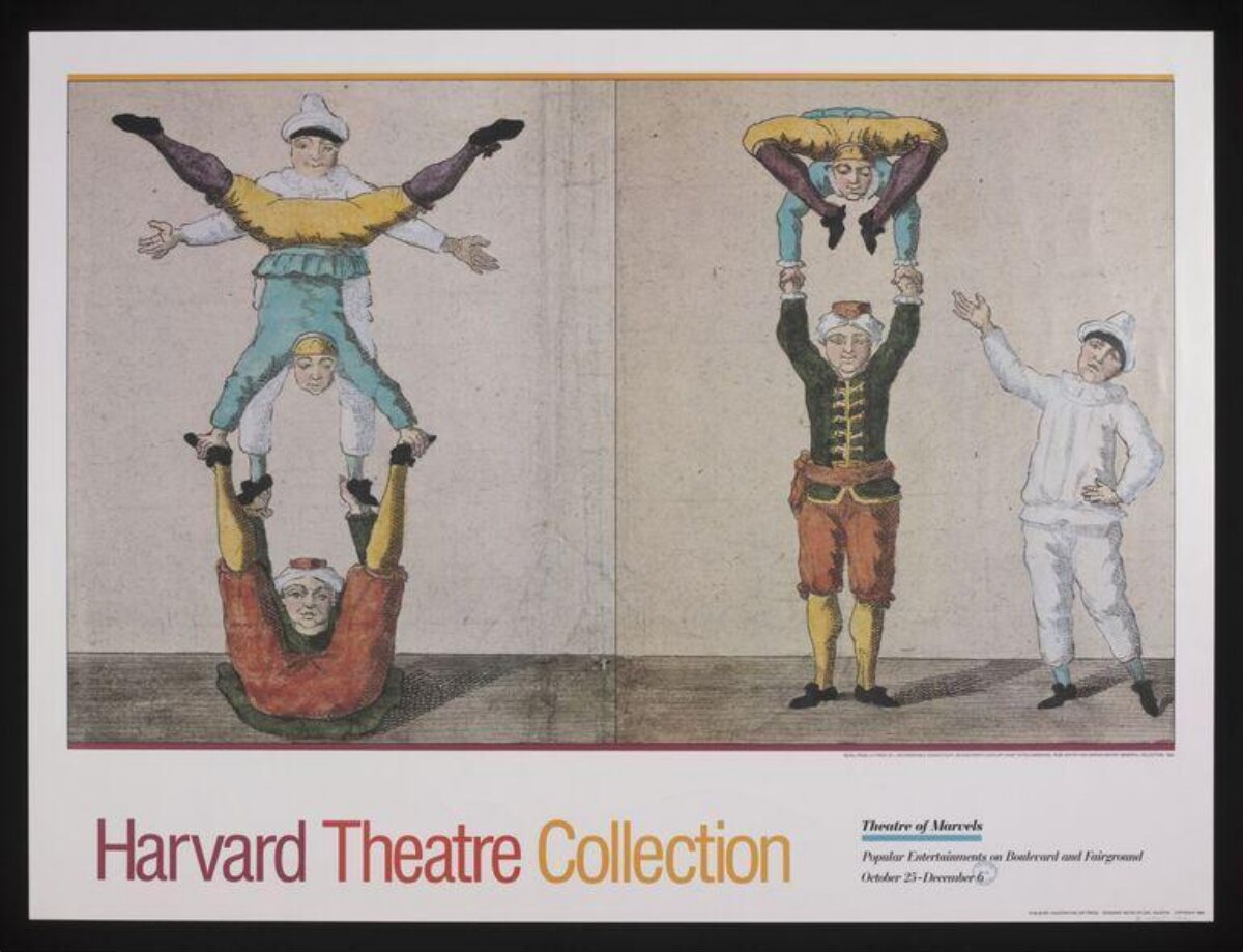 Harvard Theatre Collection Exhibition Poster