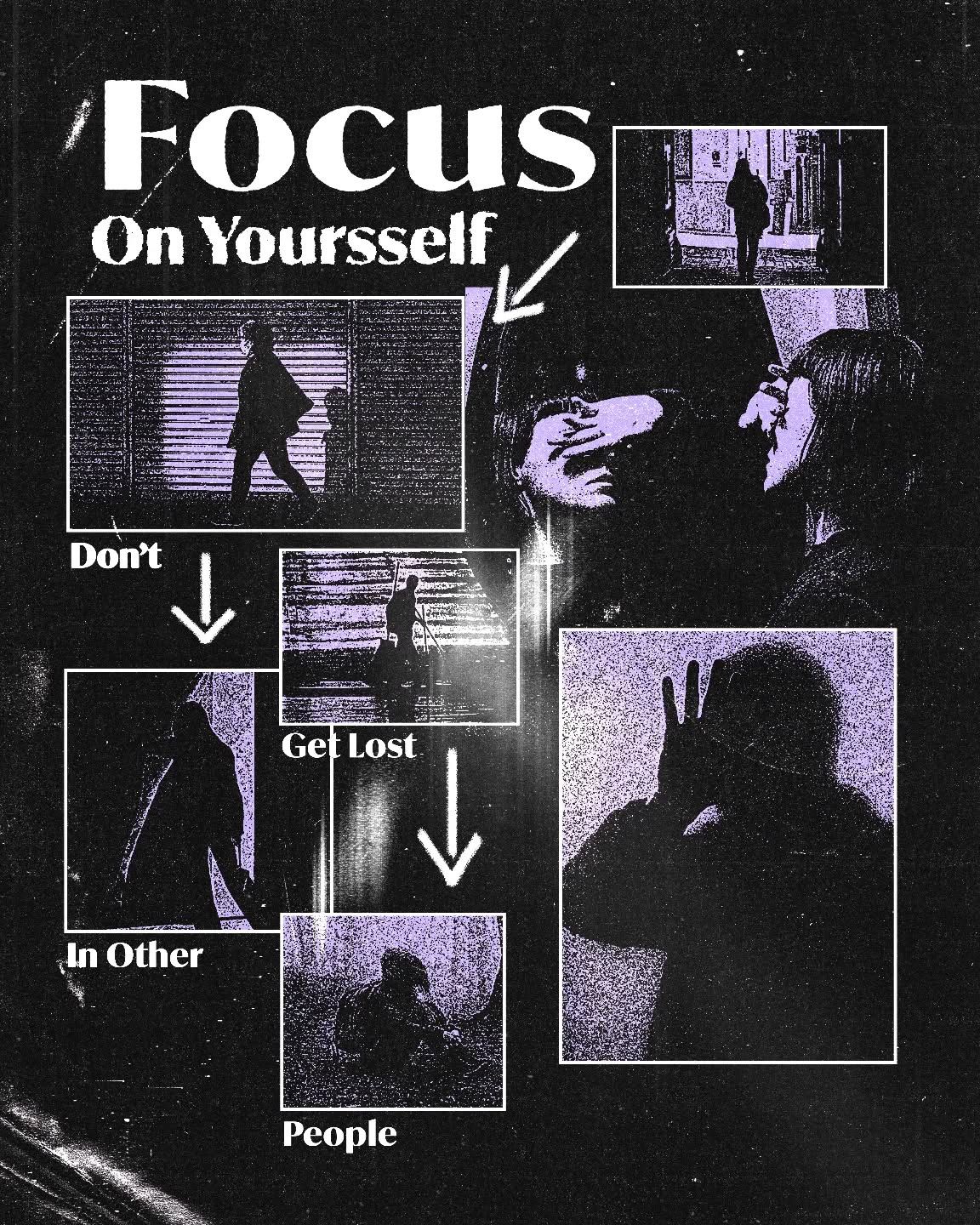 Focus On Yourself Motivational Poster