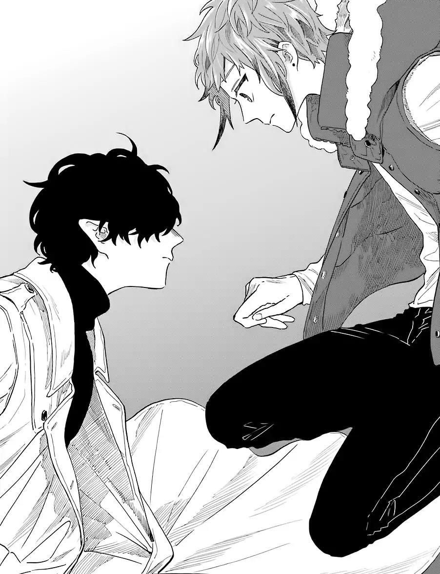Two Male Manga Characters Face Each Other