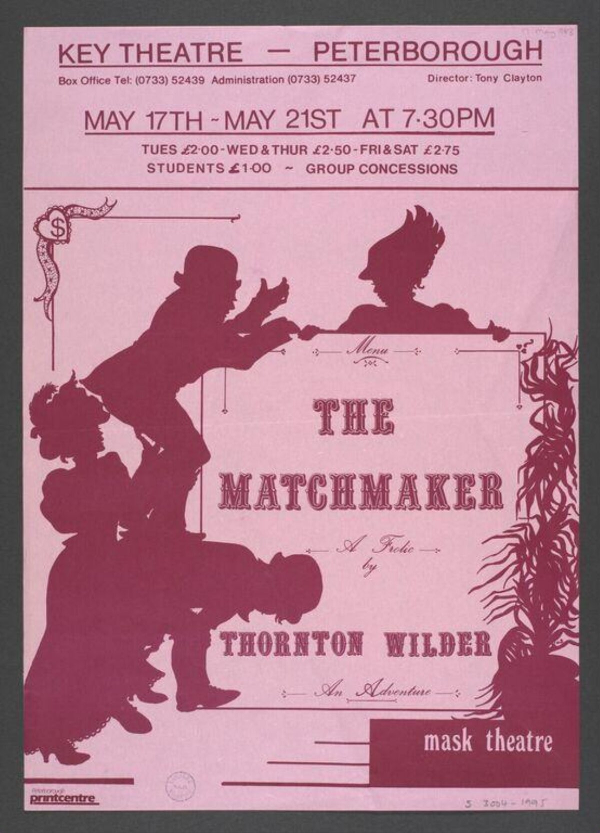 The Matchmaker Theatre Play Poster