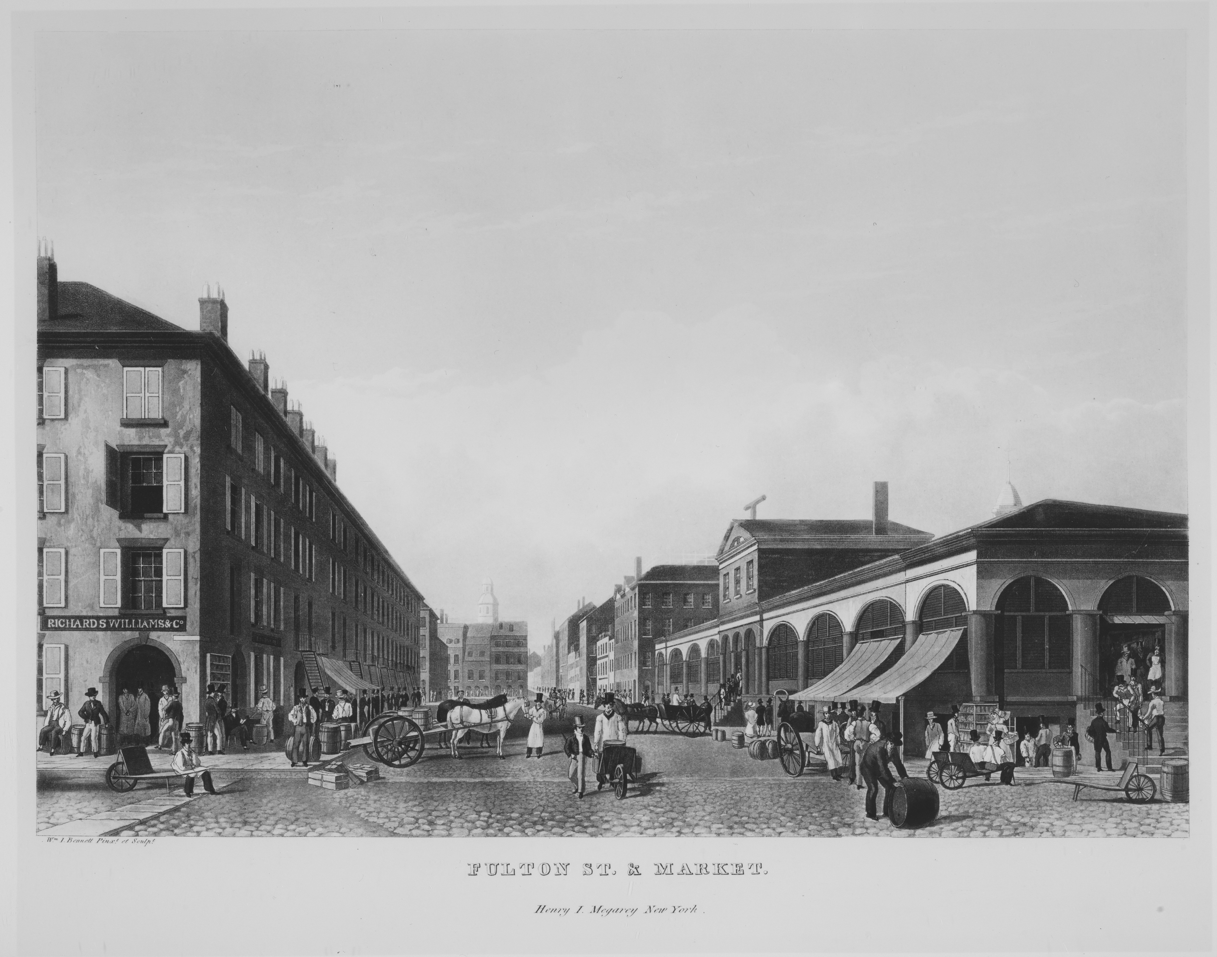 Fulton Street and Market New York — Business