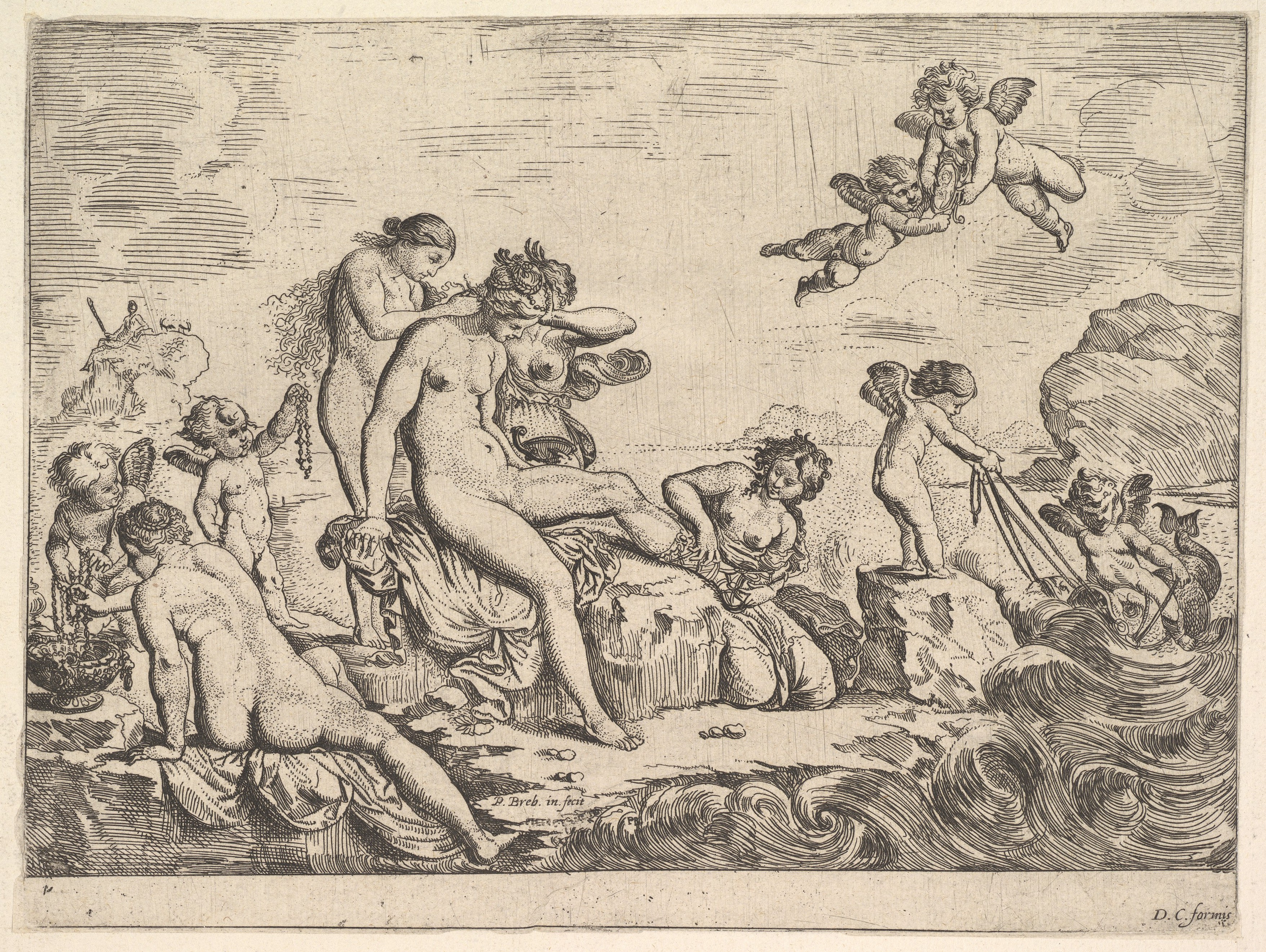 Birth of Venus Etching