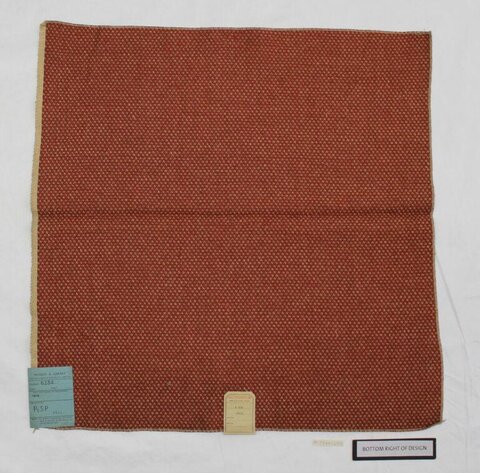 Red Woven Fabric Sample