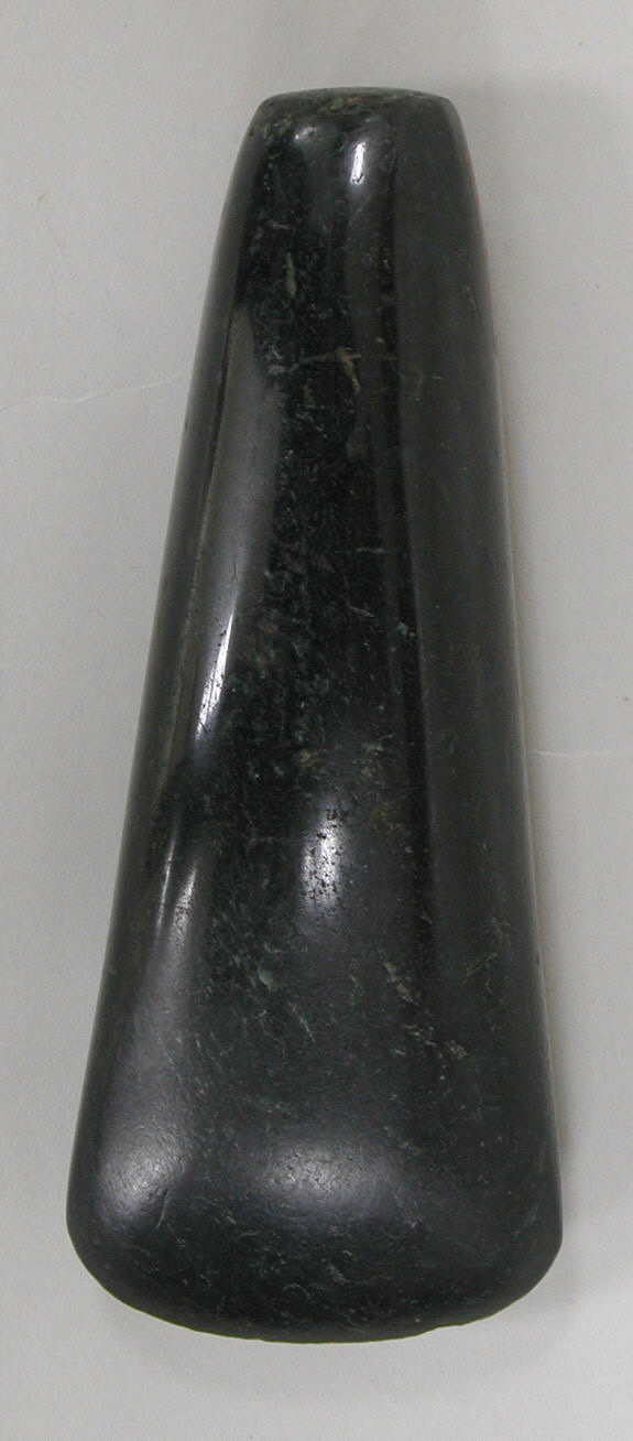 Ancient Polished Black Stone Adze
