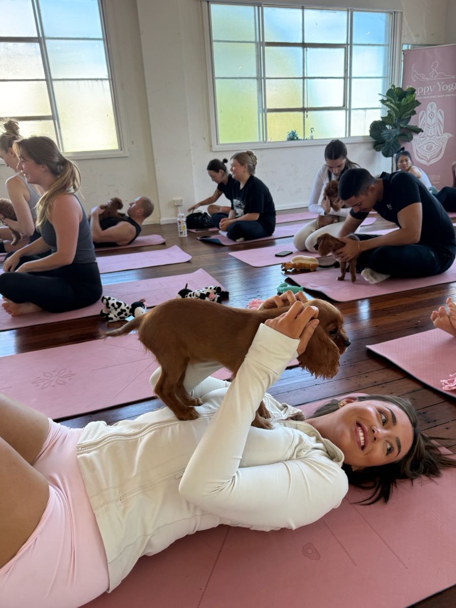 Puppy Yoga Group Class