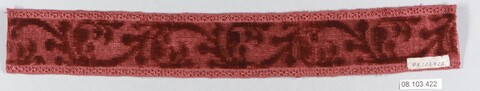 Red Antique Woven Textile Fragment
