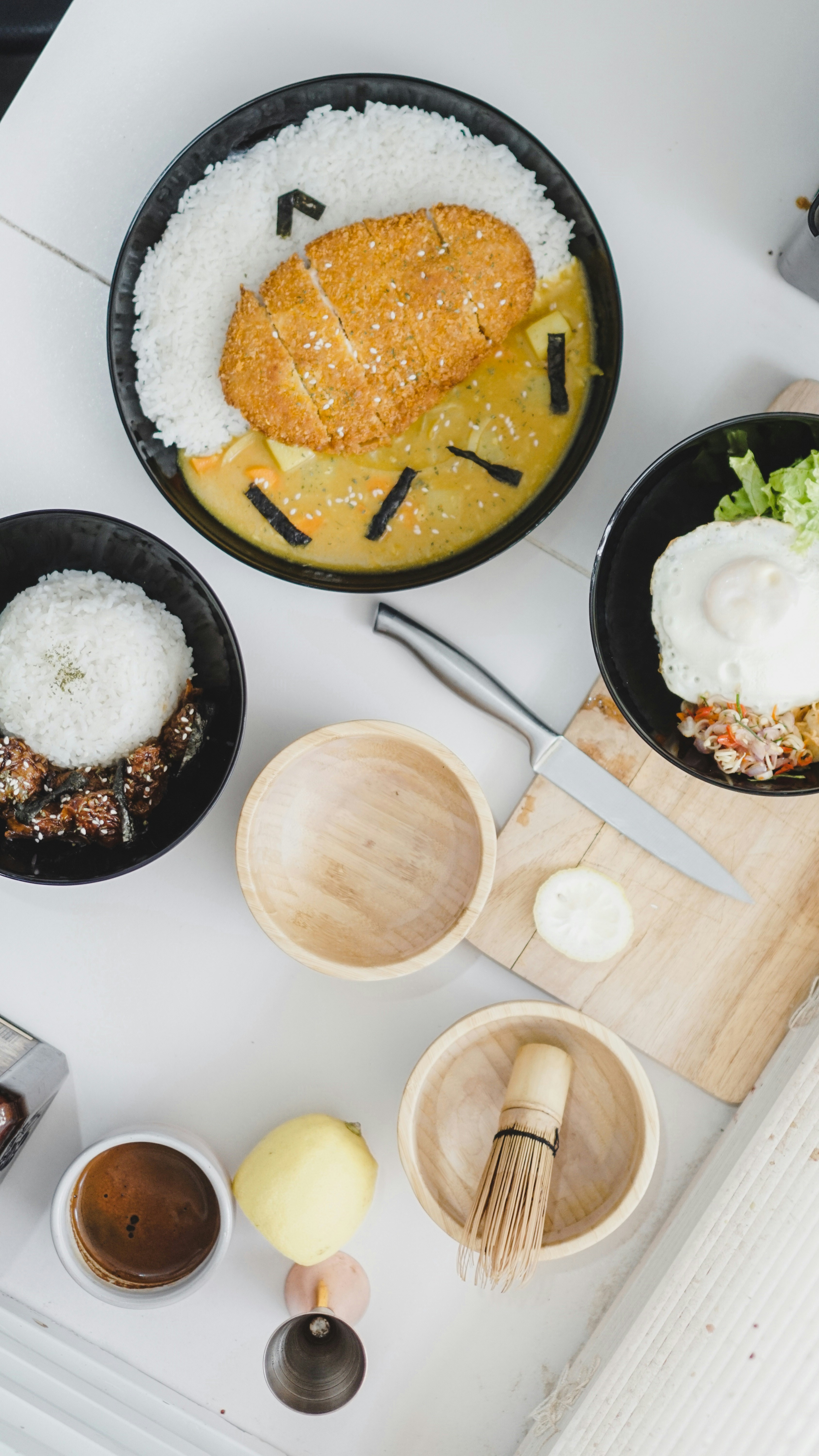 Assorted Japanese Rice Dishes