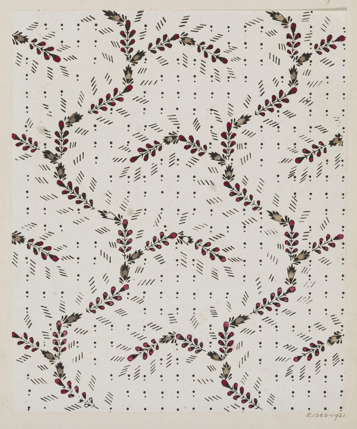 Vintage Repeating Floral Pattern