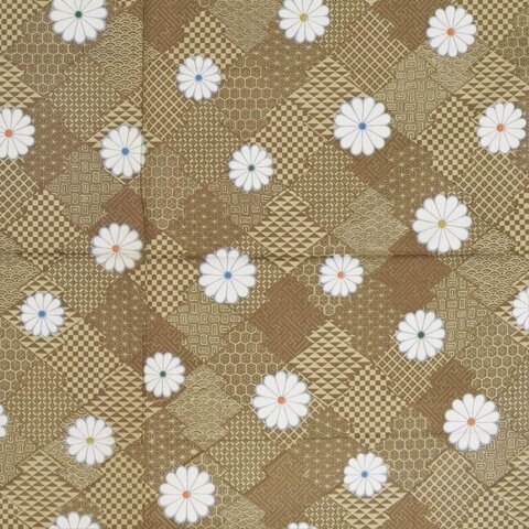 Japanese Style White Daisy Pattern