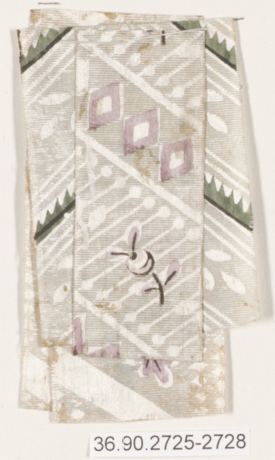 Patterned Antique Textile Fragments