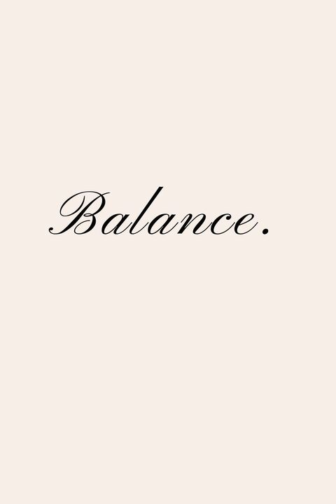 Minimal Balance Typography