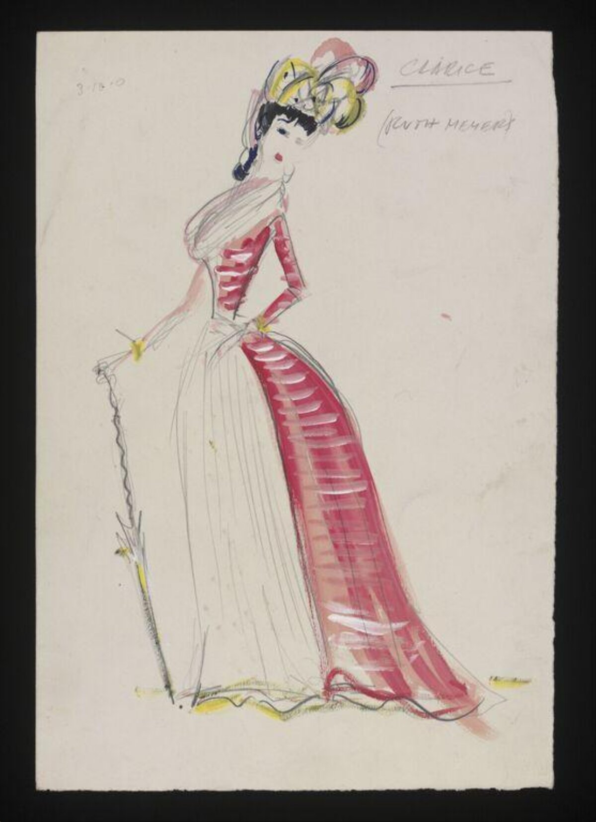 Clarice Character Costume Sketch