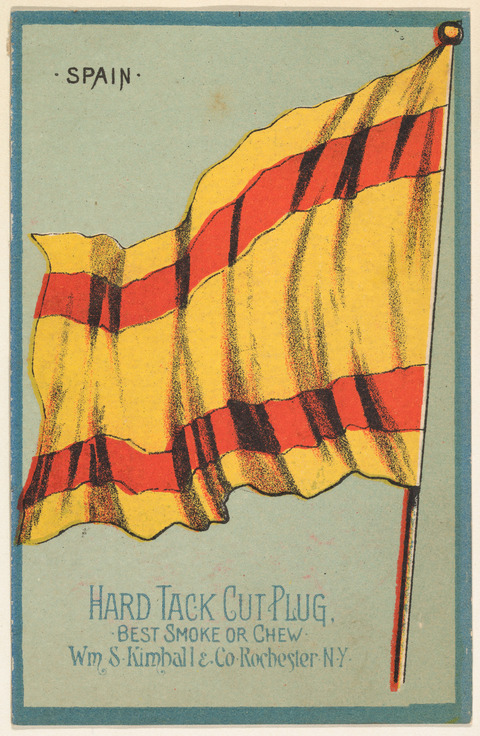 Vintage Spain Flag Tobacco Advertisement