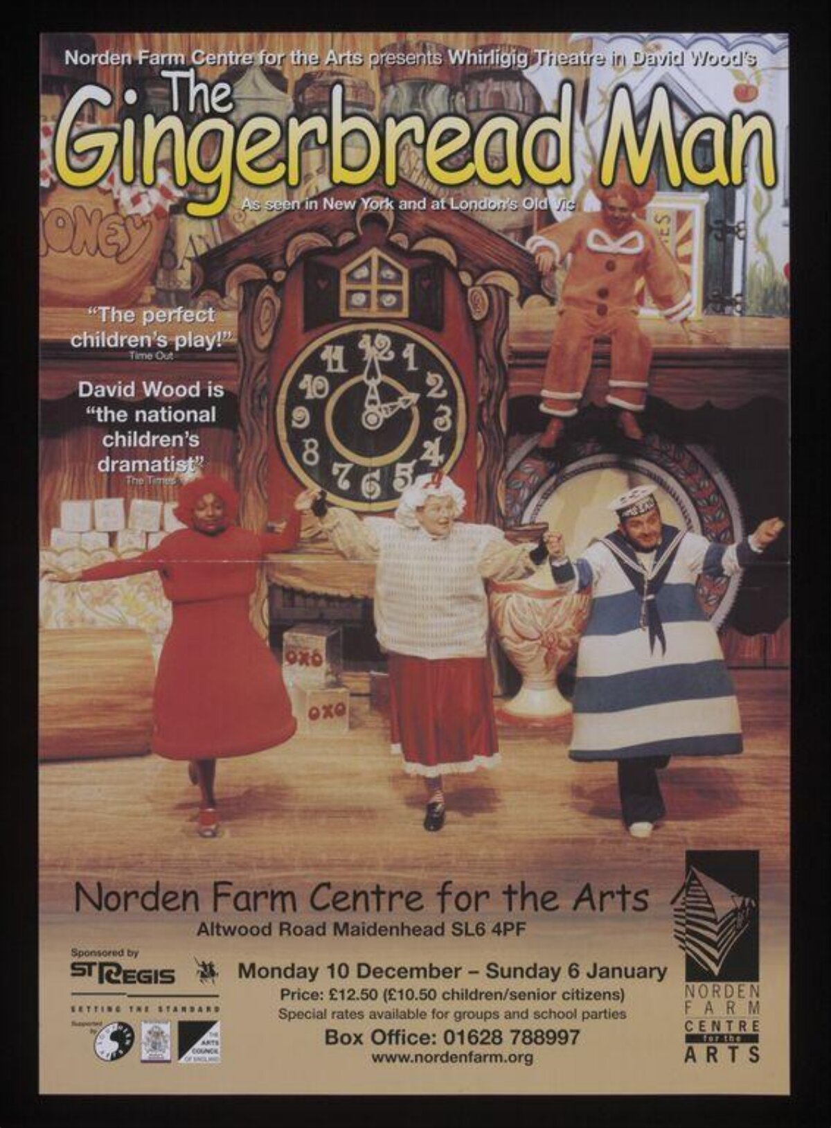 The Gingerbread Man Play Poster