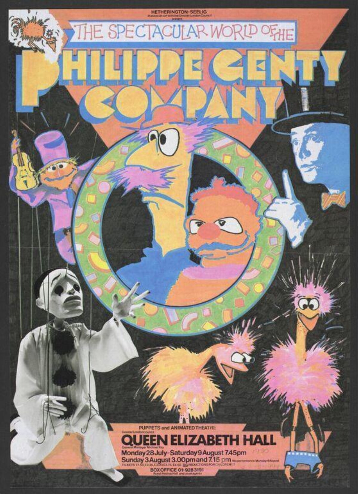 Philippe Genty Company Puppet Show Poster