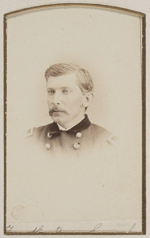 Bust Portrait of 19th Century Military Officer