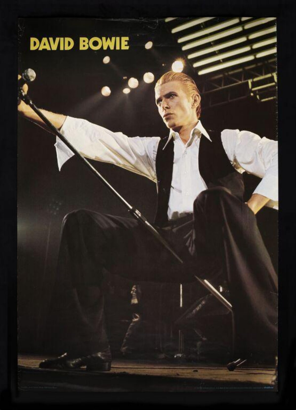 David Bowie Stage Performance Poster