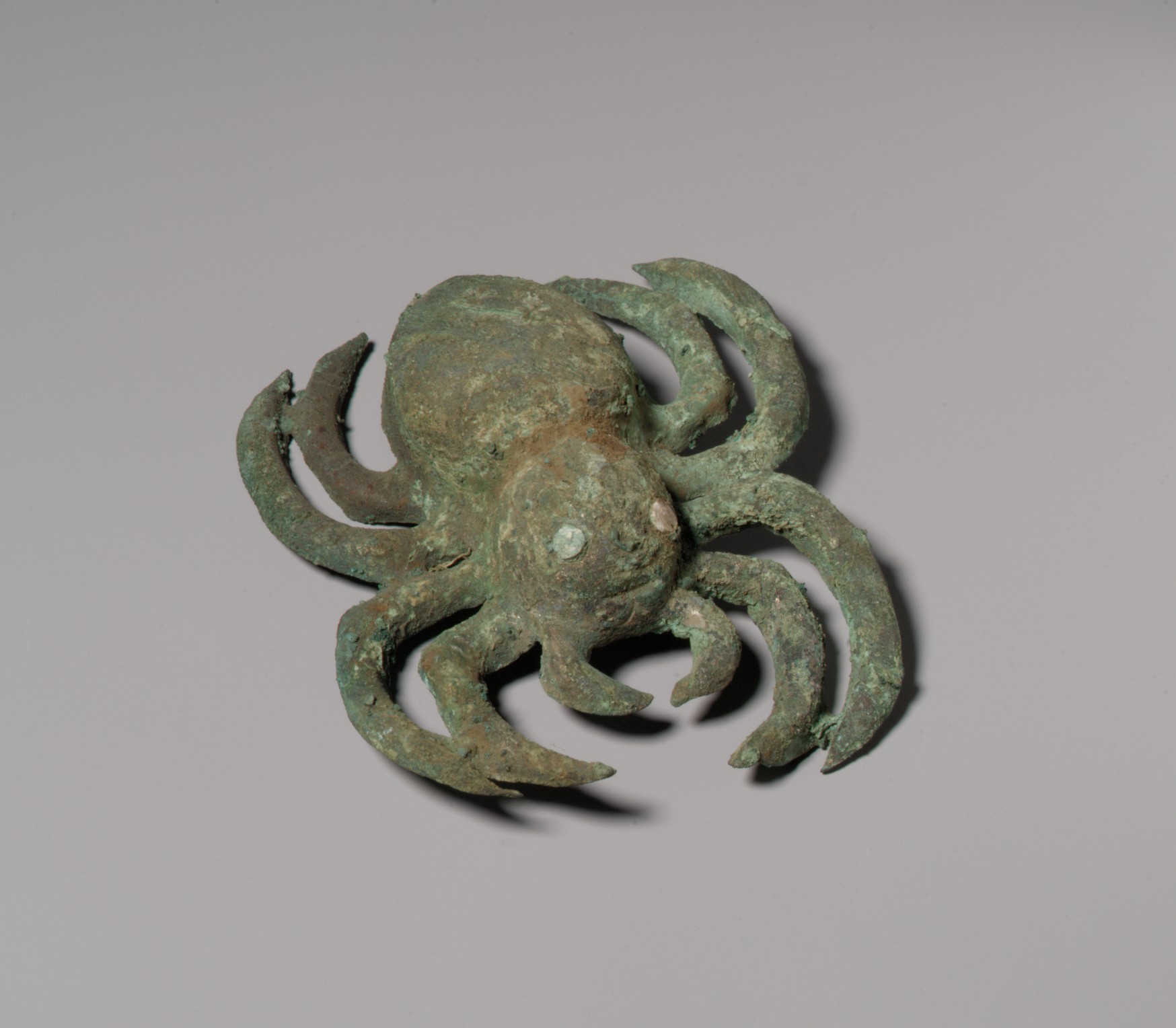 Ancient Bronze Spider Artifact