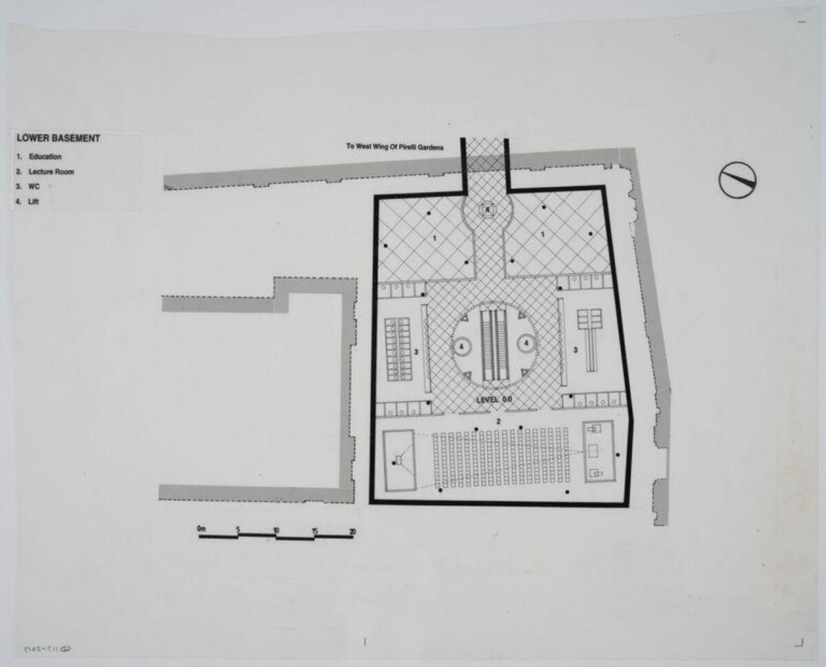 Lower Basement Architectural Floor Plan