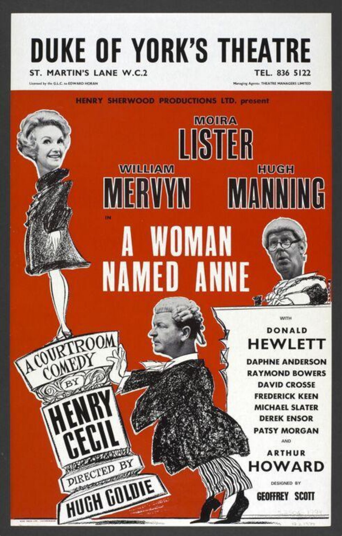 A Woman Named Anne Theatre Poster