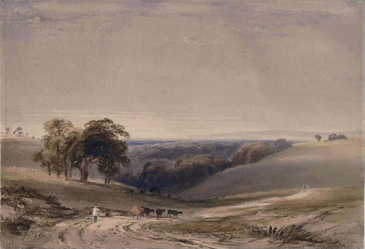 Pastoral Landscape with Cattle