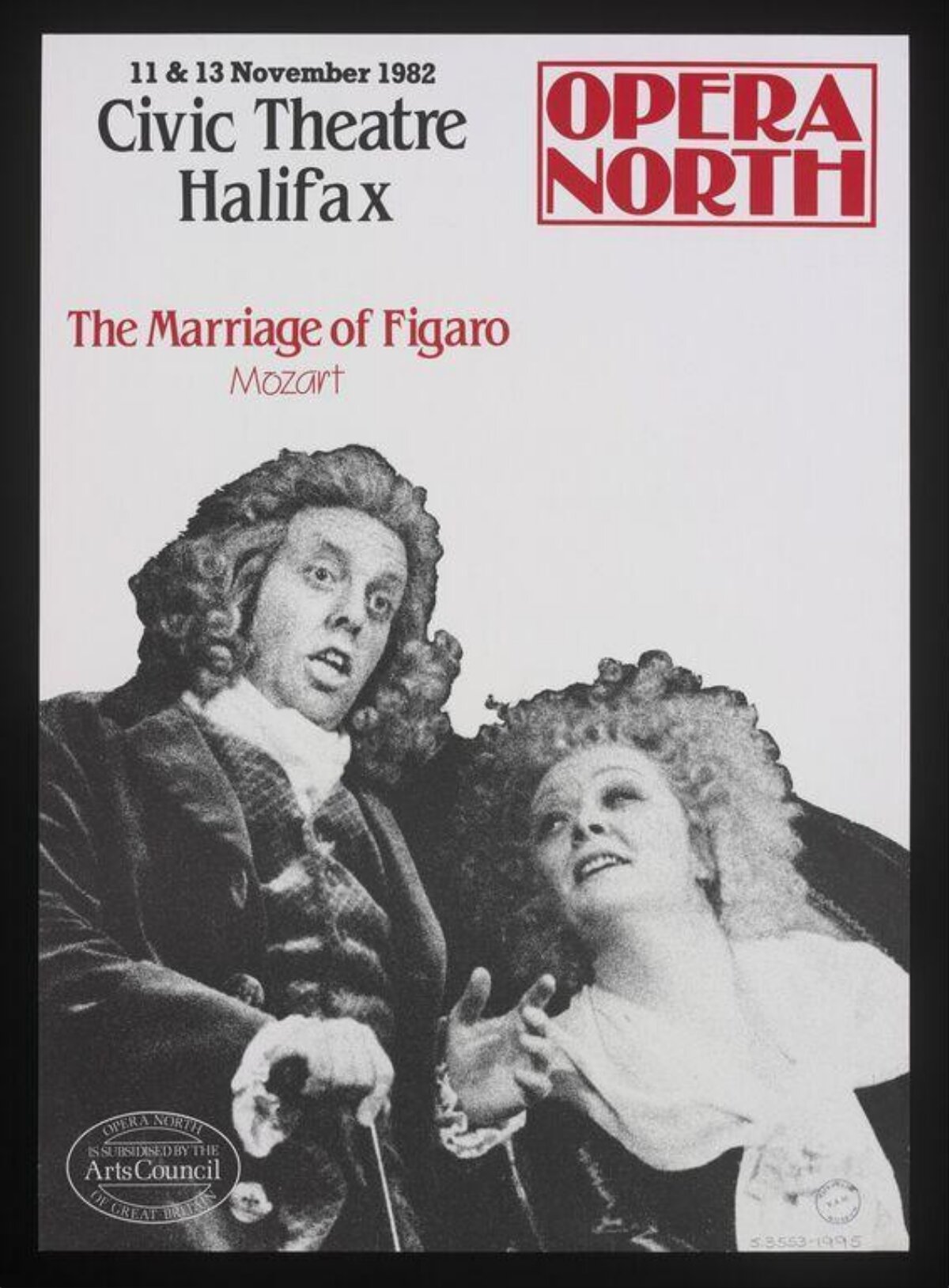 1982 Marriage of Figaro Opera Poster