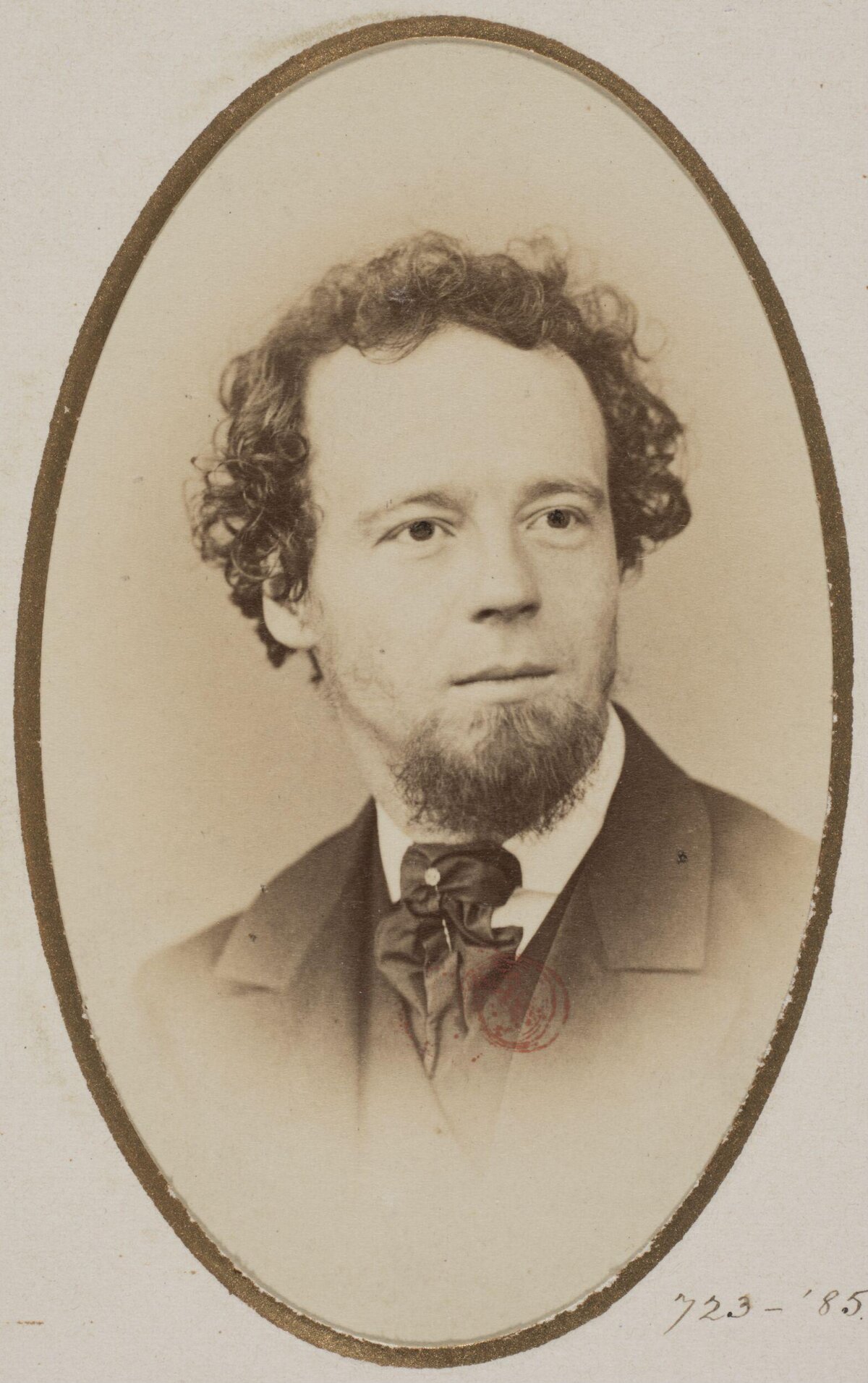 19th Century Oval Portrait of a Man