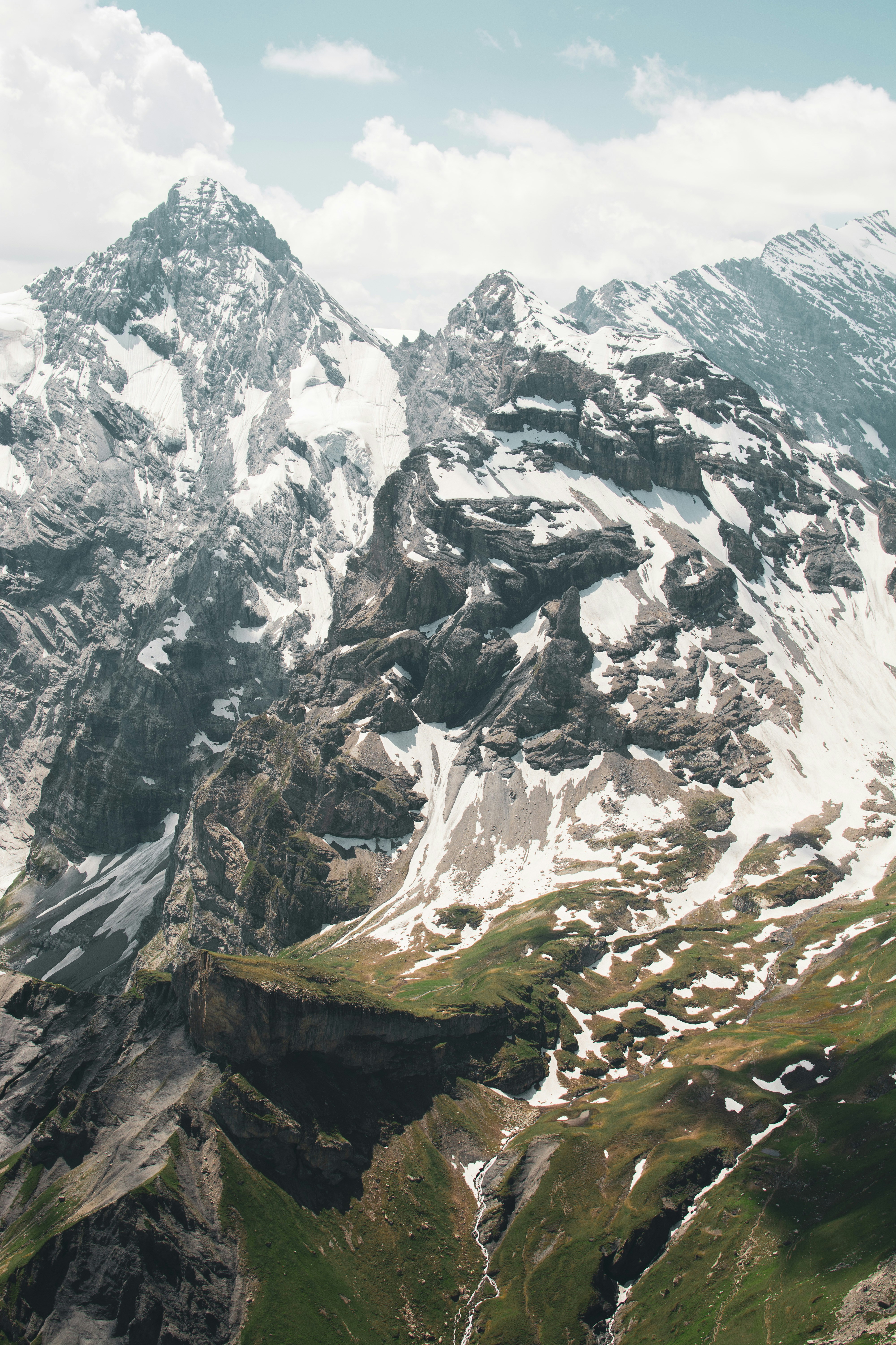 Snow-capped Mountain Landscape