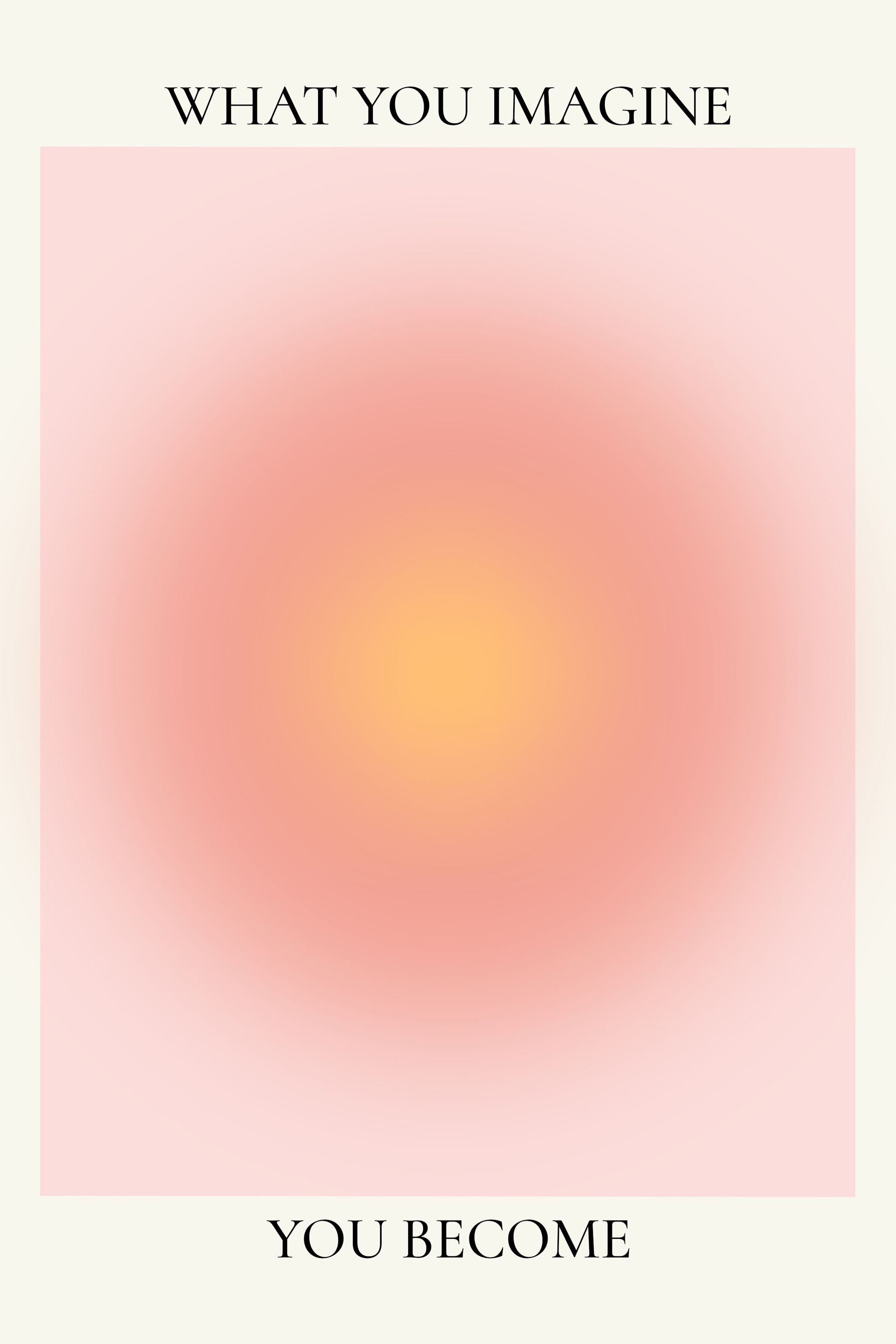 Motivational Gradient Aura Poster