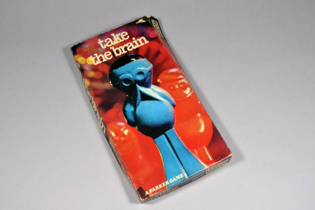 Vintage Take The Brain Game Box