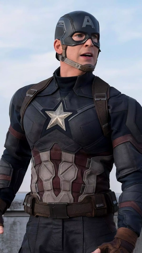 Captain America in Superhero Suit
