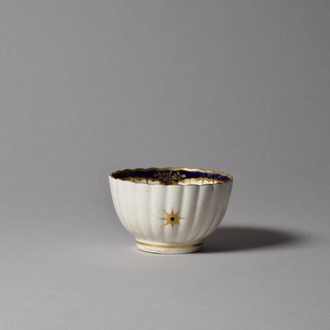 Antique Gilded Ceramic Bowl
