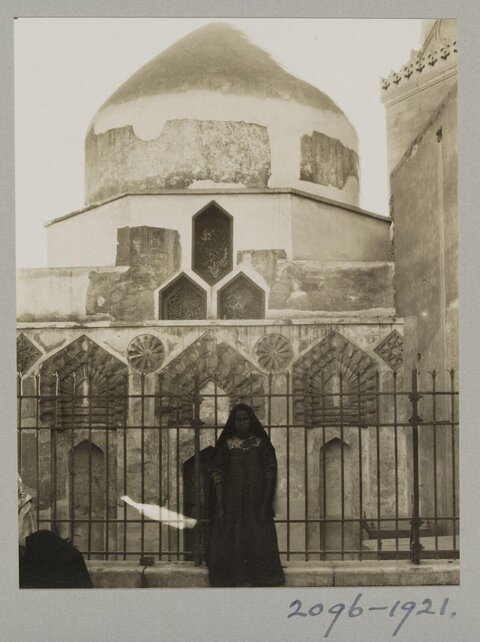 Woman Before Historic Dome