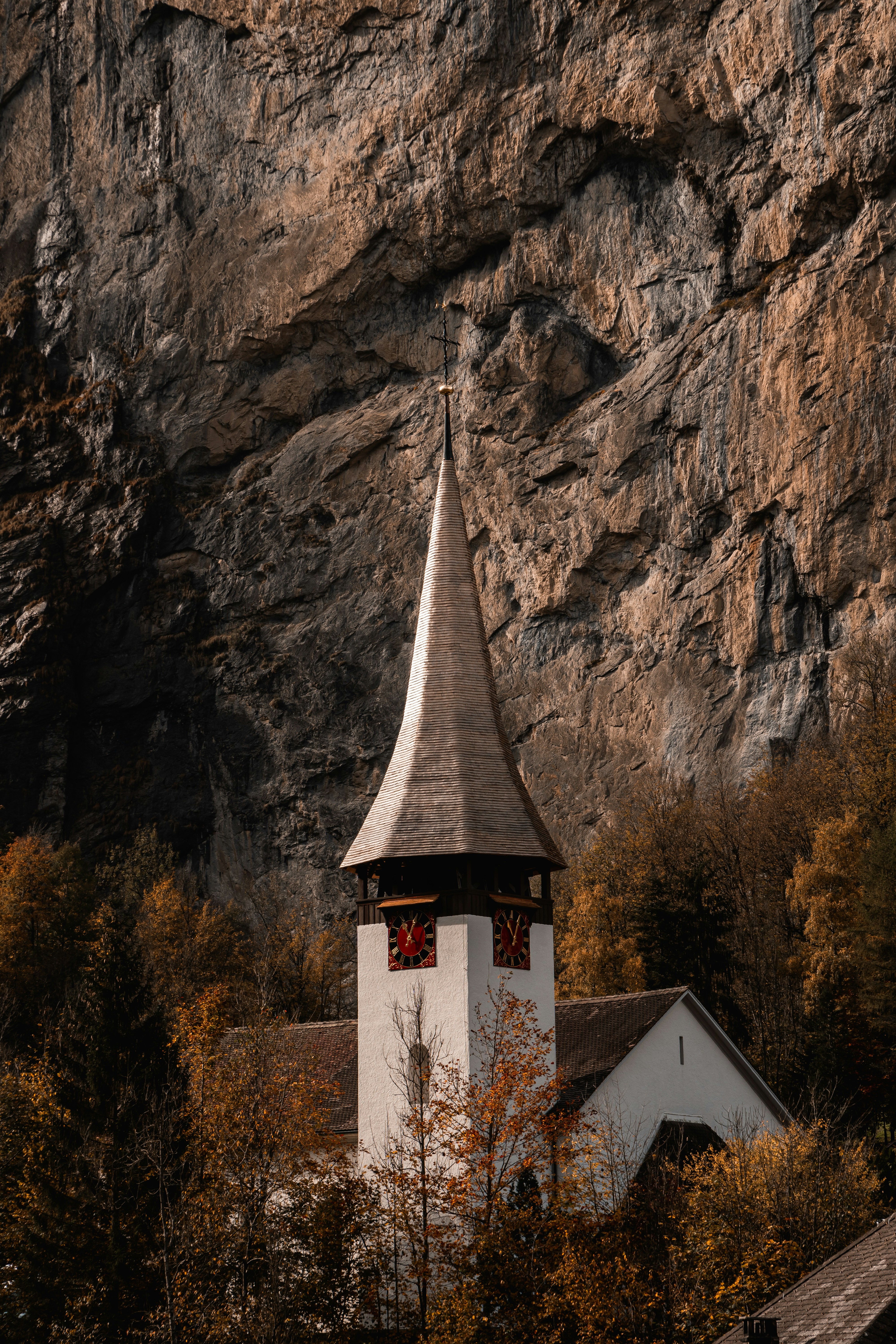 Church Under Rock Cliff