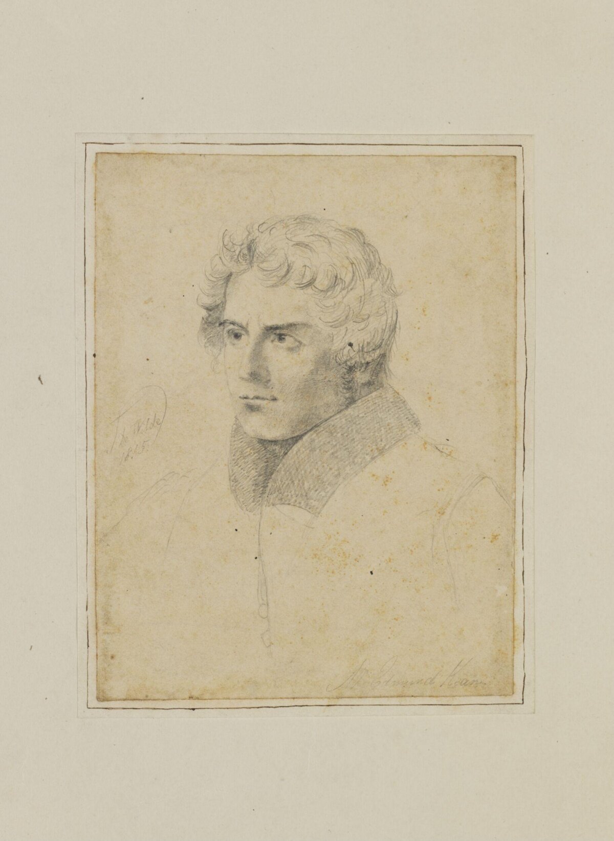 Pencil Portrait of a Young Man