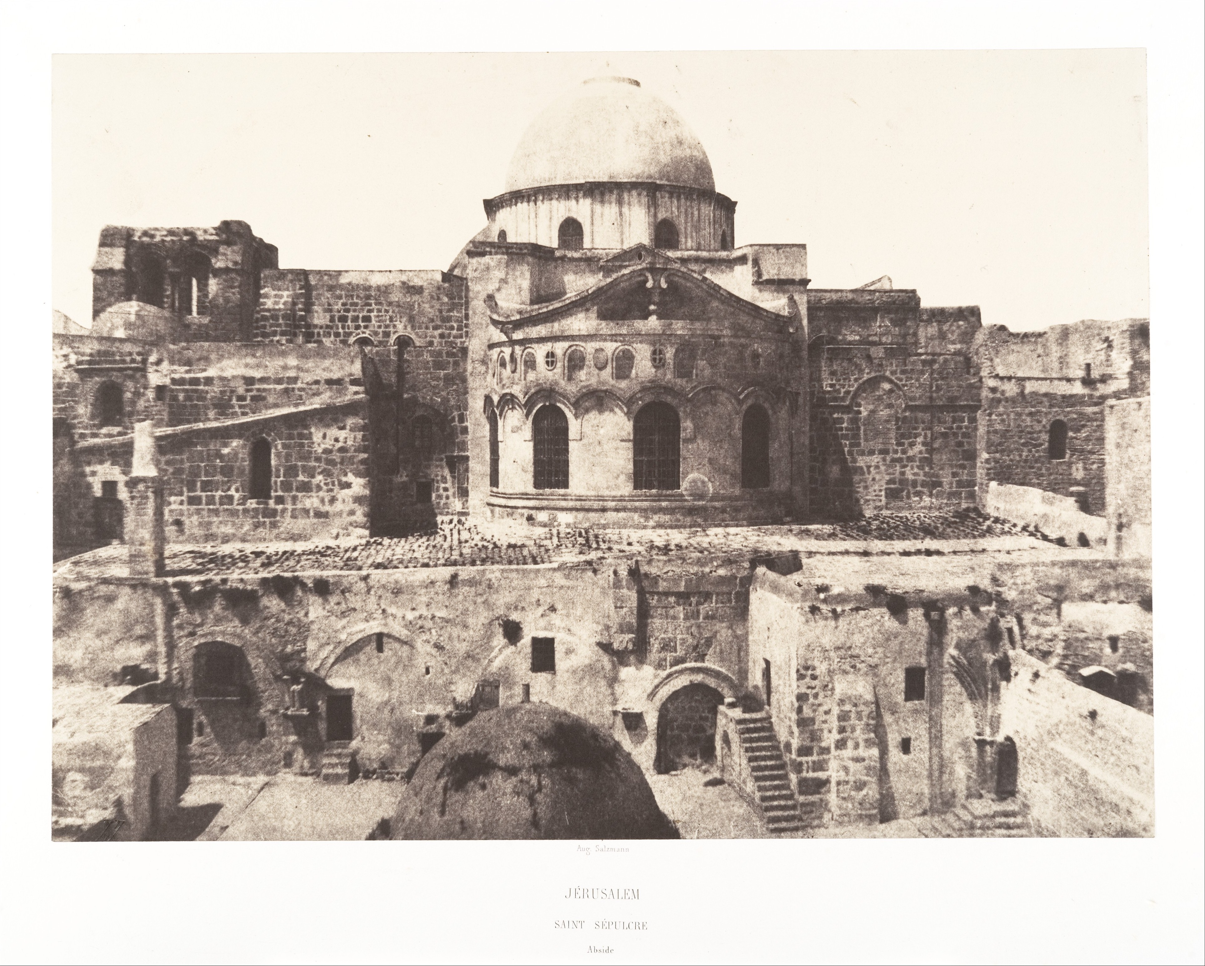 Vintage View of Saint Sepulchre Jerusalem
