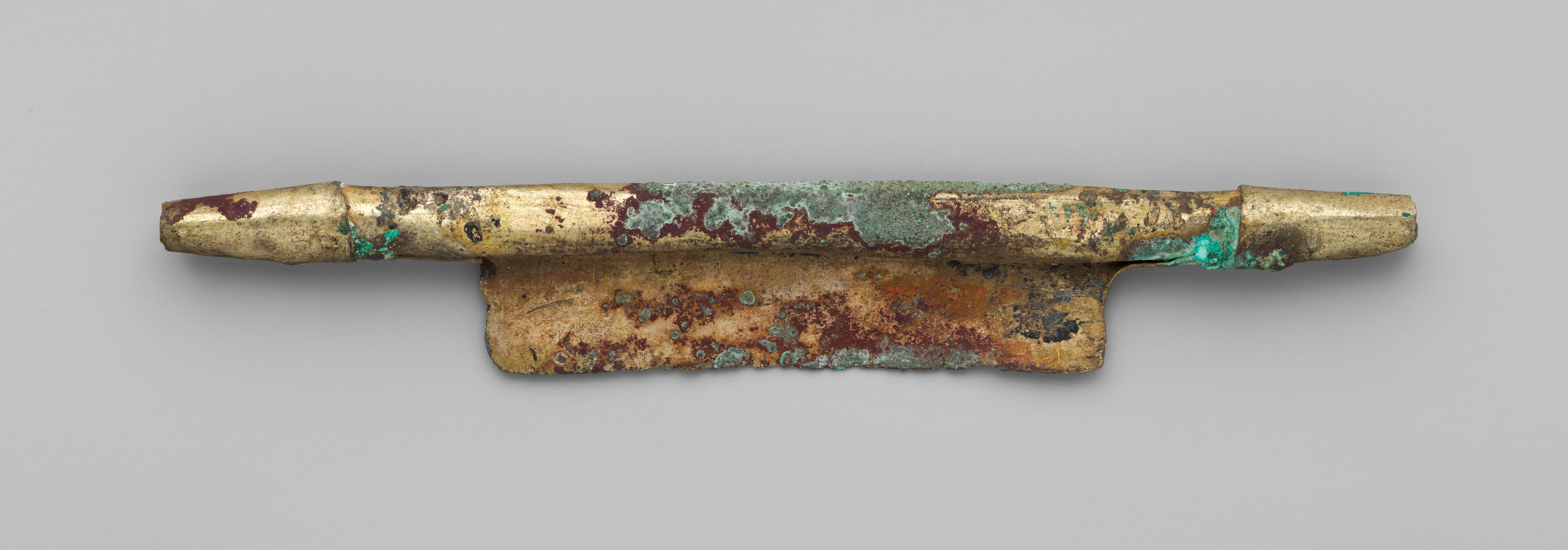 Ancient Gilded Bronze Spear Tip