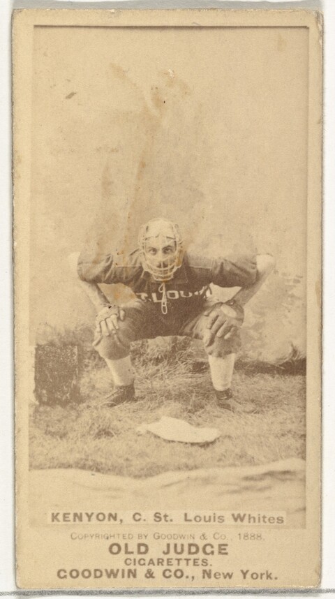 1888 Kenyon St. Louis Whites Cigarette Card