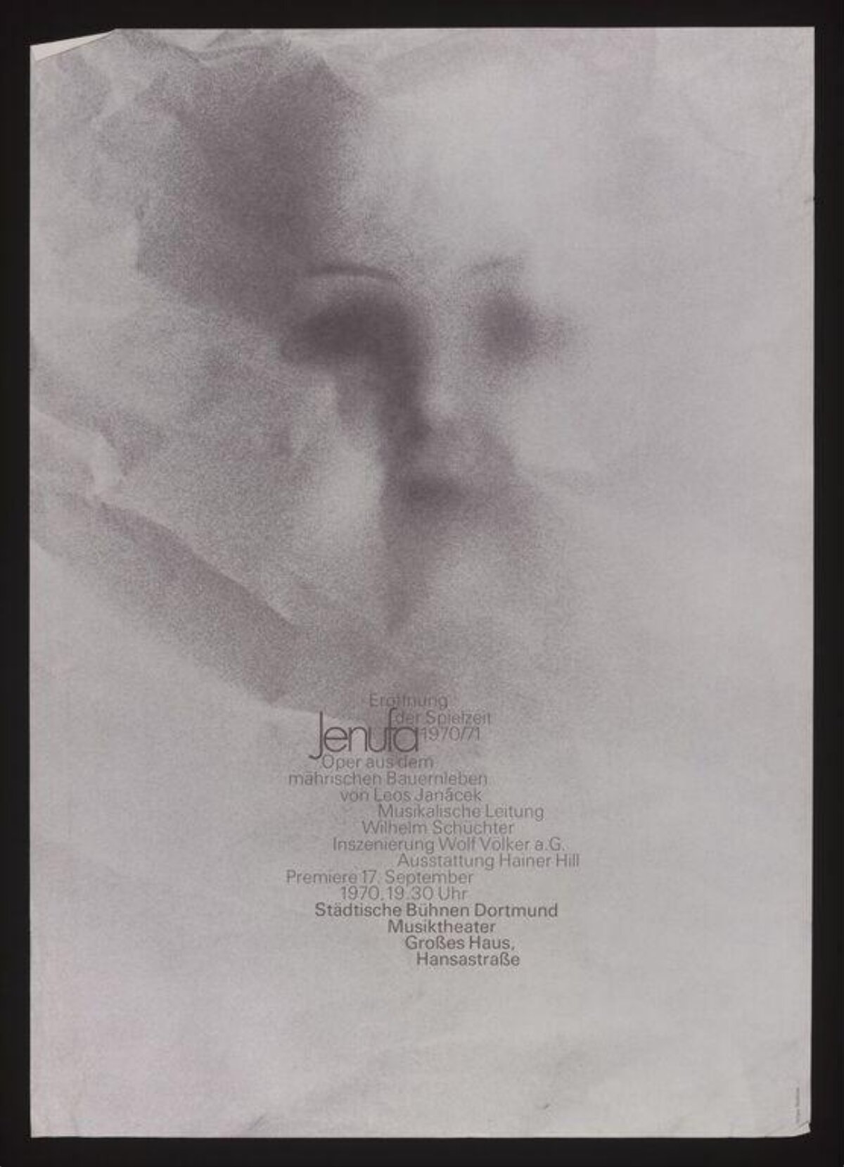 Jenufa Opera Premiere Poster