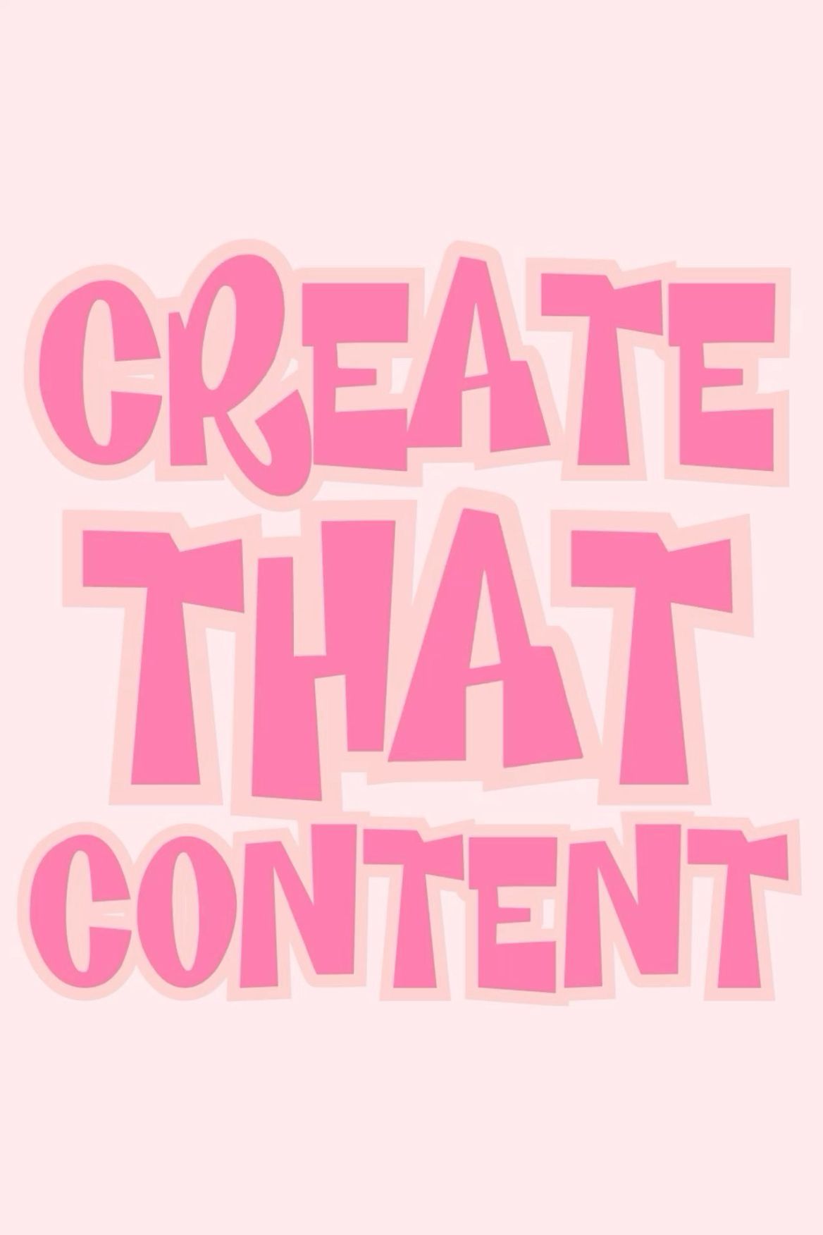 Create That Content Motivational Poster