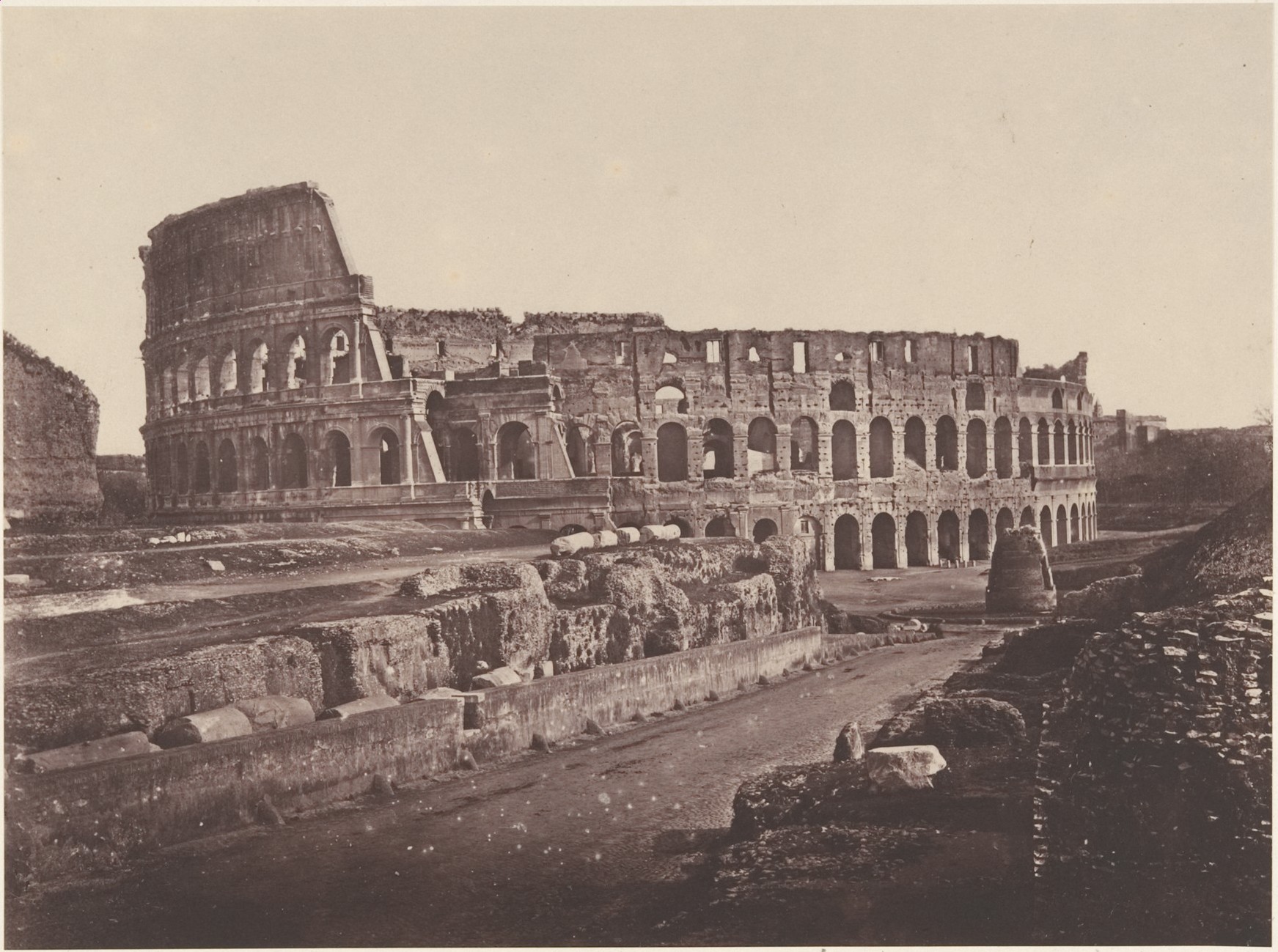 Ancient Roman Colosseum Ruins