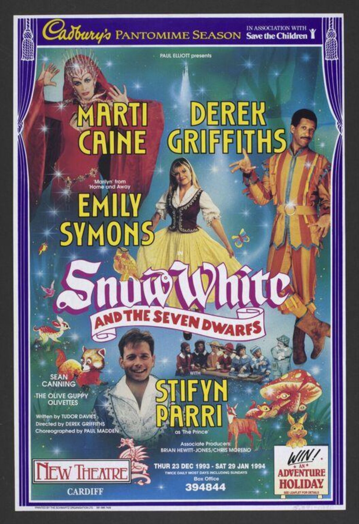 1993 Snow White Pantomime Poster