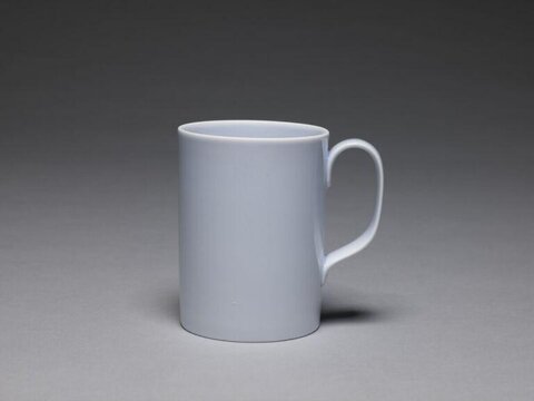 Plain Light Blue Ceramic Mug