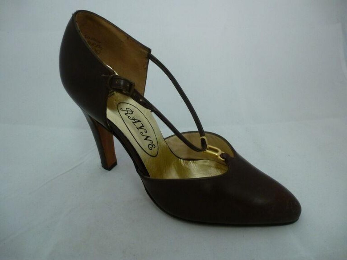 Vintage Brown Rayne High Heel Shoe