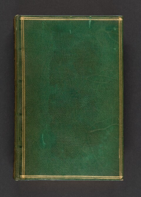 Vintage Green Leather Bound Book